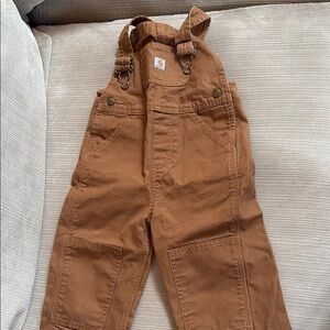 Carhartt Brown Kids Overalls, like new